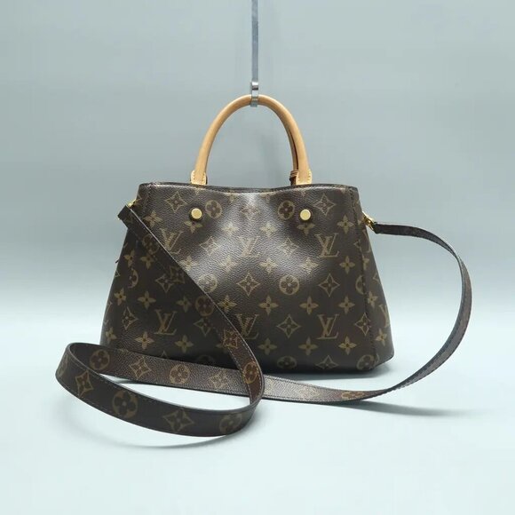 Louis Vuitton Montaigne Brown Monogram Canvas Satchel 1537-010525 - Picture 2 of 13